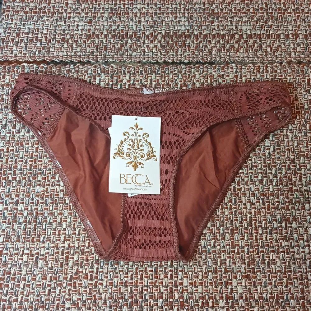 New BECA Bikini by Rebecca Virtue BRZ Hipster Fit Bikini Bottom New